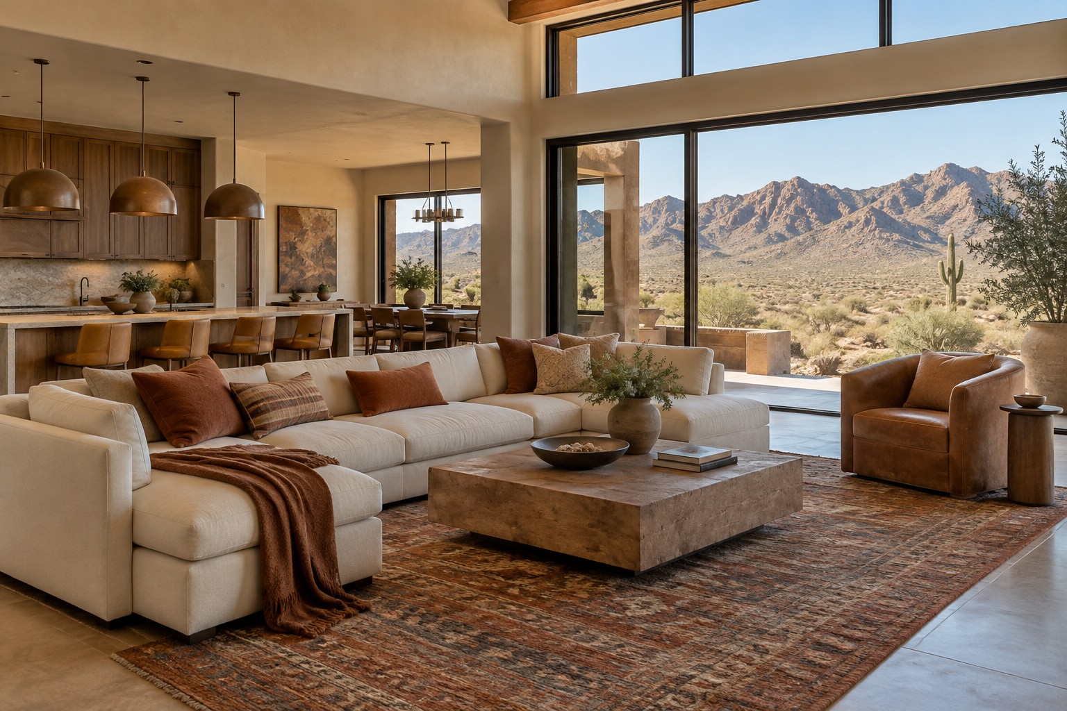 A bright Western Arizona living space